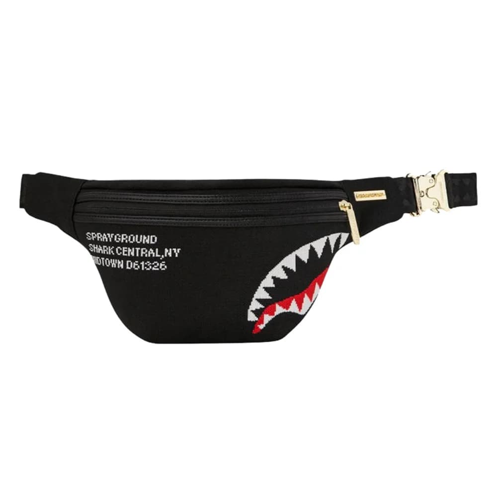 Sprayground Shark Central Knit Savvy Crossbody