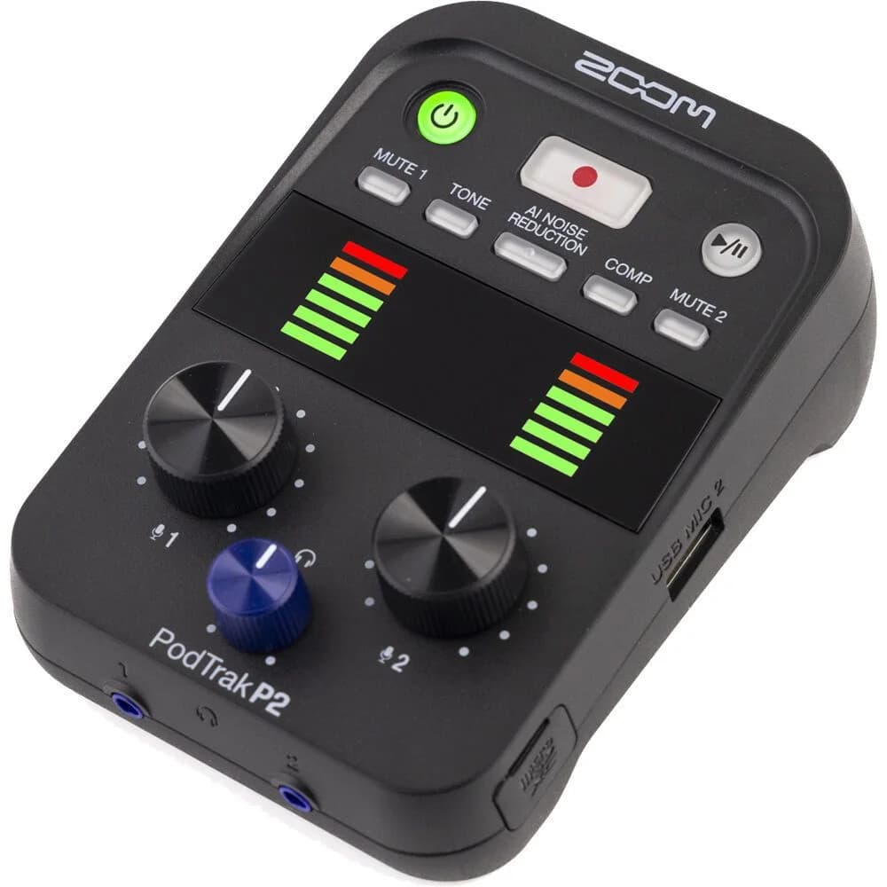 Zoom P2-Zoom Podtrak P2 Usb Mic Recorder- 2 Years Warranty