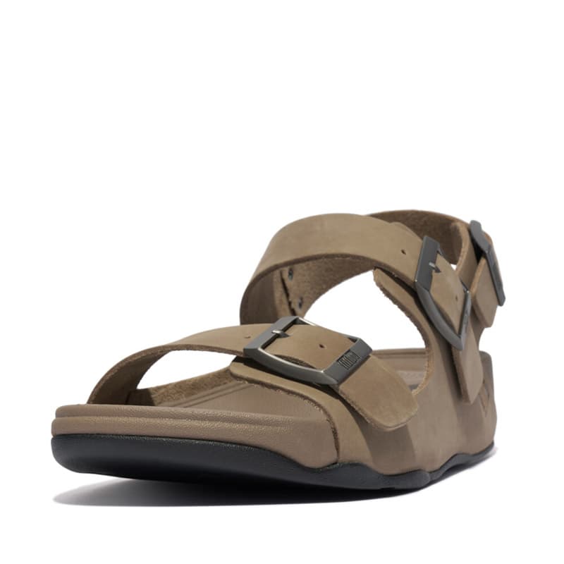 Thumbnail 3 for Gogh Moc Buckle Leather Back-Strap Sandals 