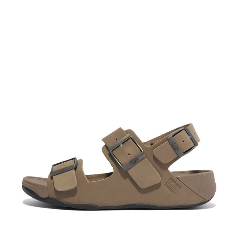 Thumbnail 1 for Gogh Moc Buckle Leather Back-Strap Sandals 