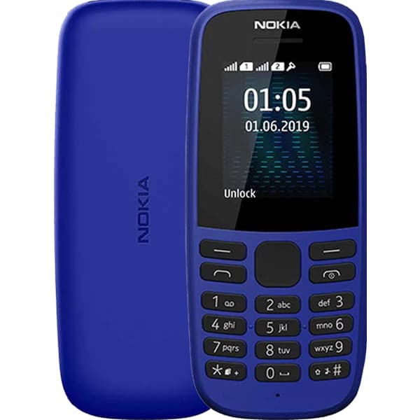 Thumbnail 3 for Nokia 105 Mobile Phone Black