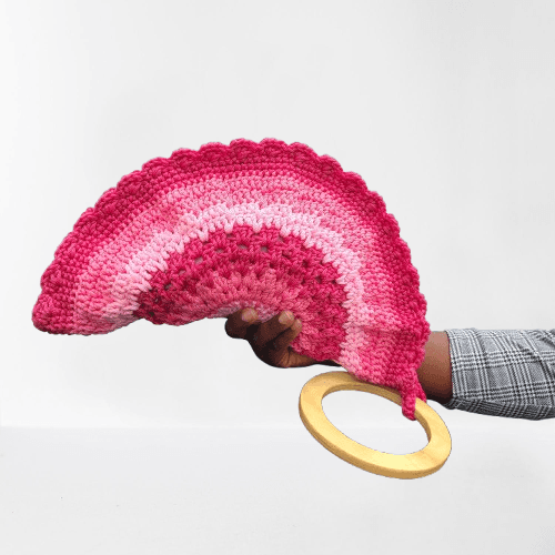 Thumbnail 1 for Pink Shades Crotchet Bag