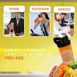 Thumbnail 2 for Portable kitchen blender for making smoothies, shakes and chopping fruits and vegetable
