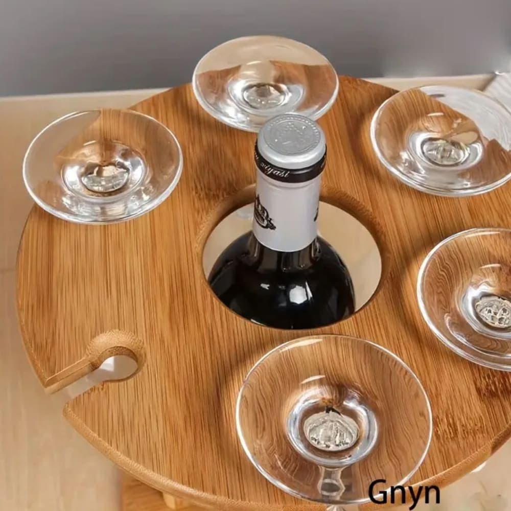European-Style Solid Wood Wine glass rack  4