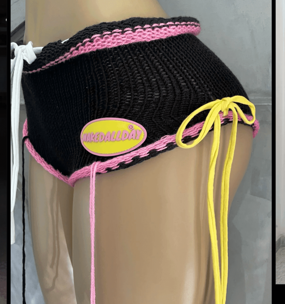 Knitted Mini Shorts 2