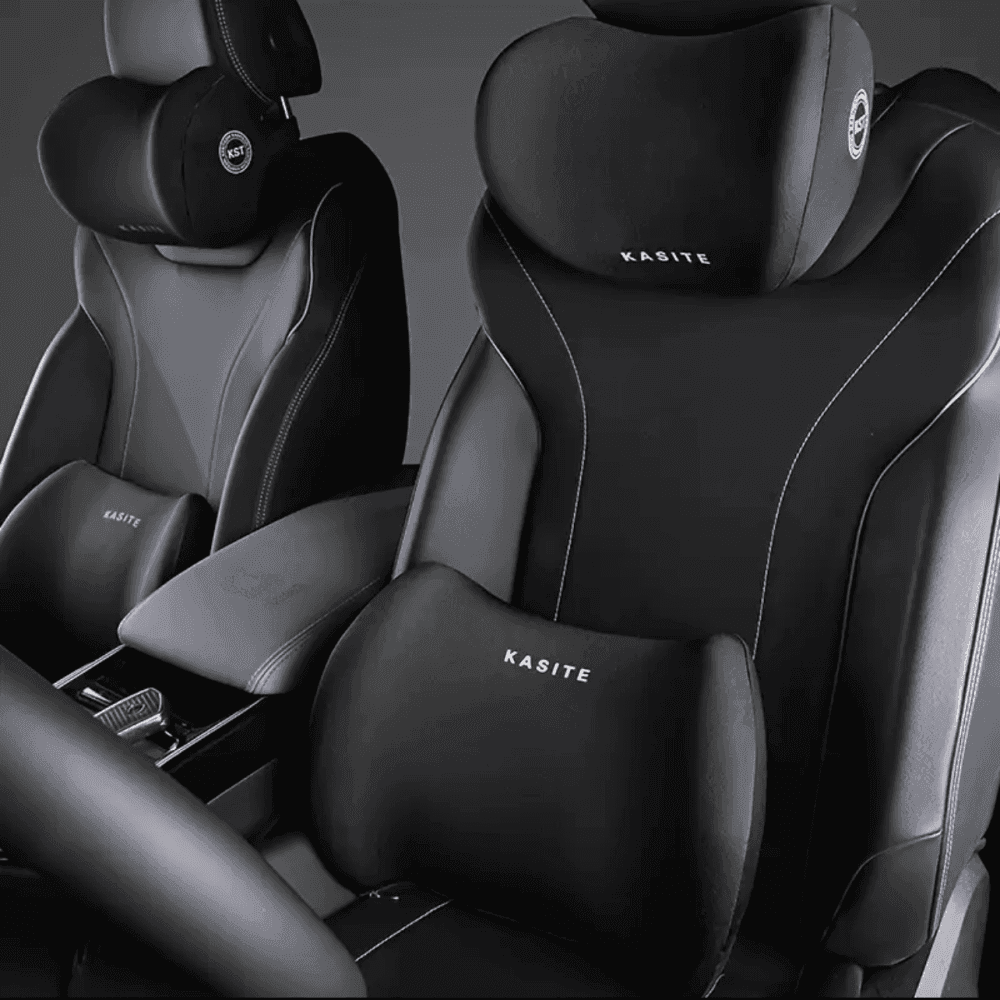 Premium Car Interior Set With Neck Pillow And Lumber Support  3