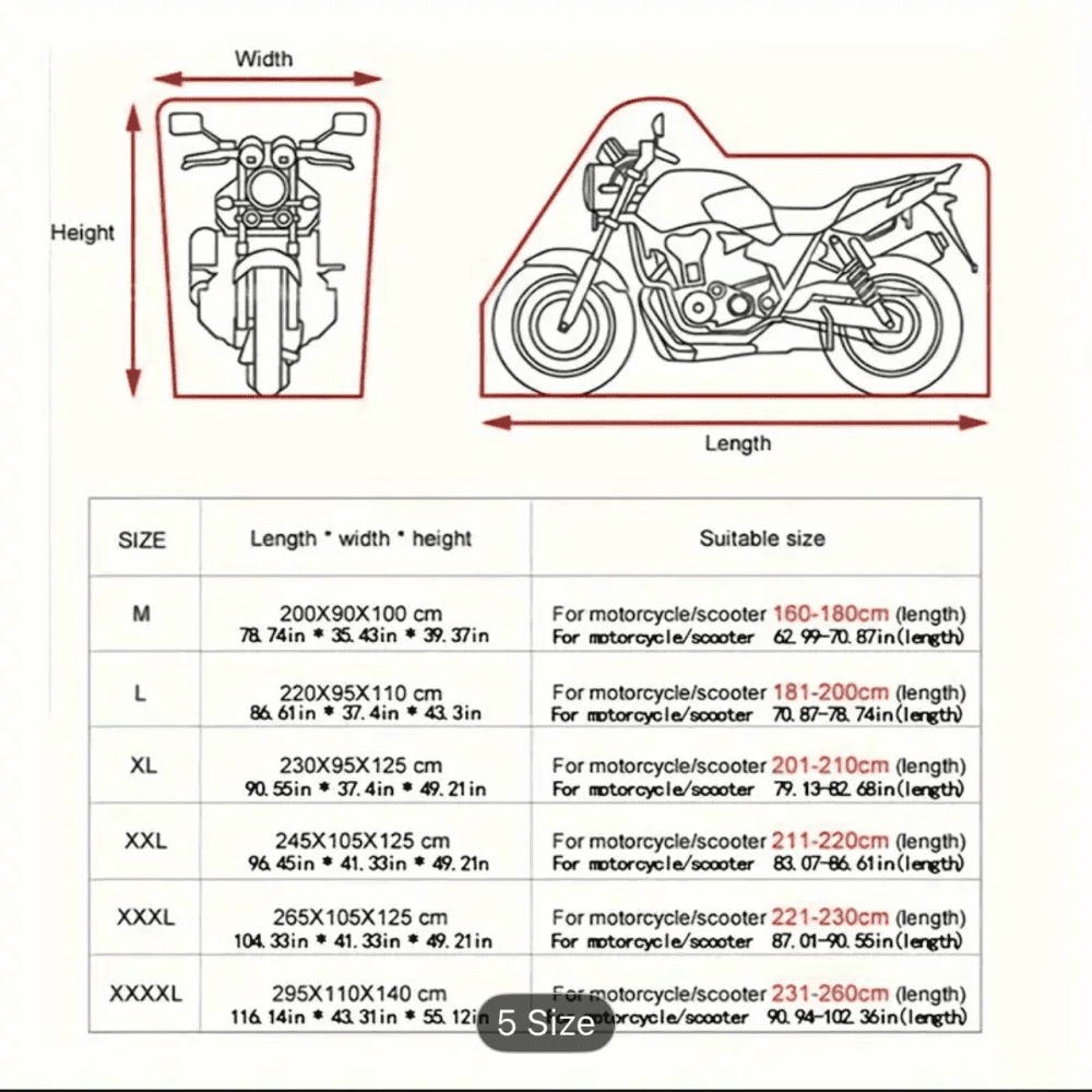 High Quality Oxford Motorcycle Cover  4