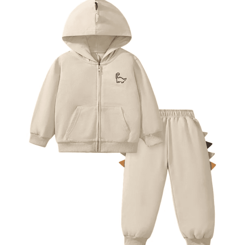 Cotton Hoodie And Sweatpants Two Piece Set 2