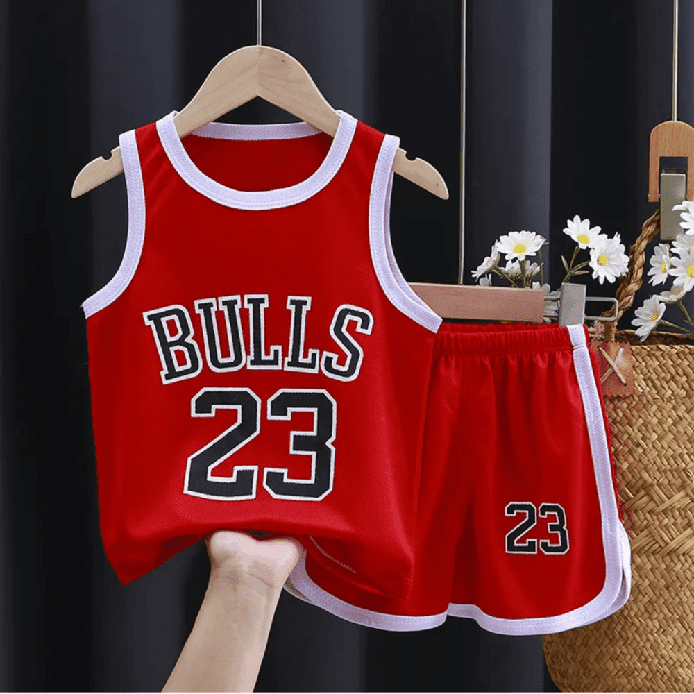 Sports Alphabet Print Sleeveless Tank Top Shorts Set