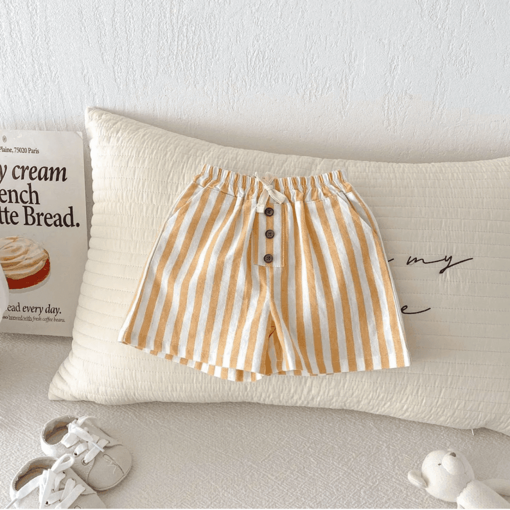 Thumbnail 2 for Stripe Lace Up Shorts 