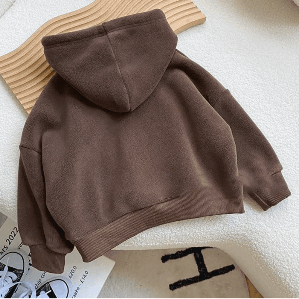 Thumbnail 3 for Smile Face Thickened Long Sleeve Hoodies 