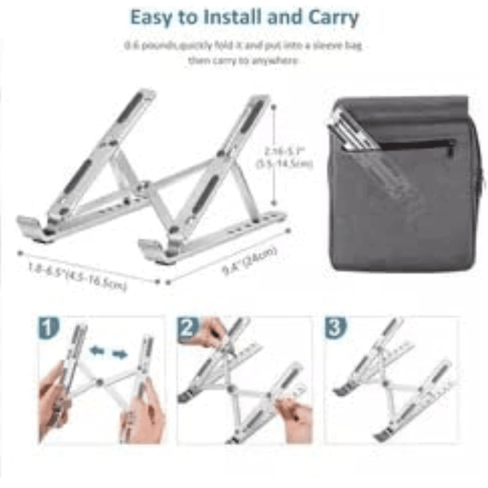 Thumbnail 3 for Adjustable Laptop Stand 