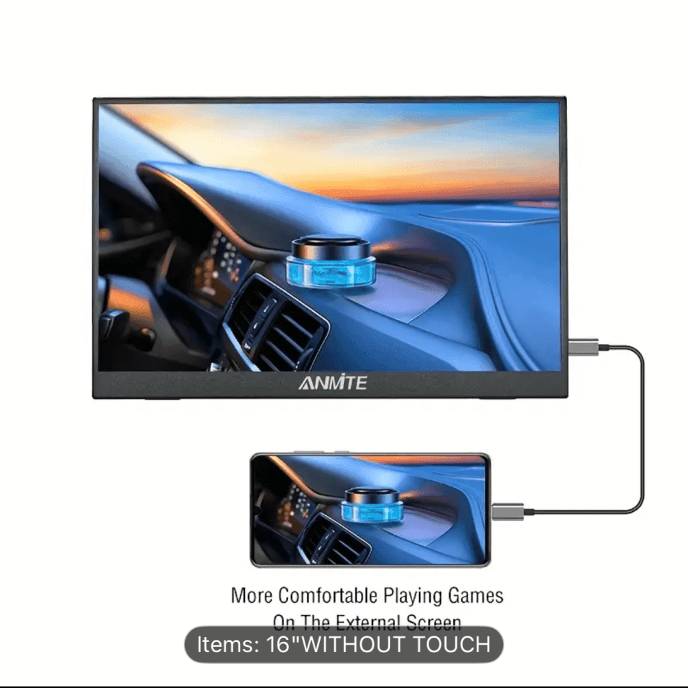 Thumbnail 3 for Atotech 16 Inch Portable Monitor 1200P HDR 16:10 Low Blue For Xbox/PS5/5/Switch/Mobile phone /Computer/ Laptop extension 