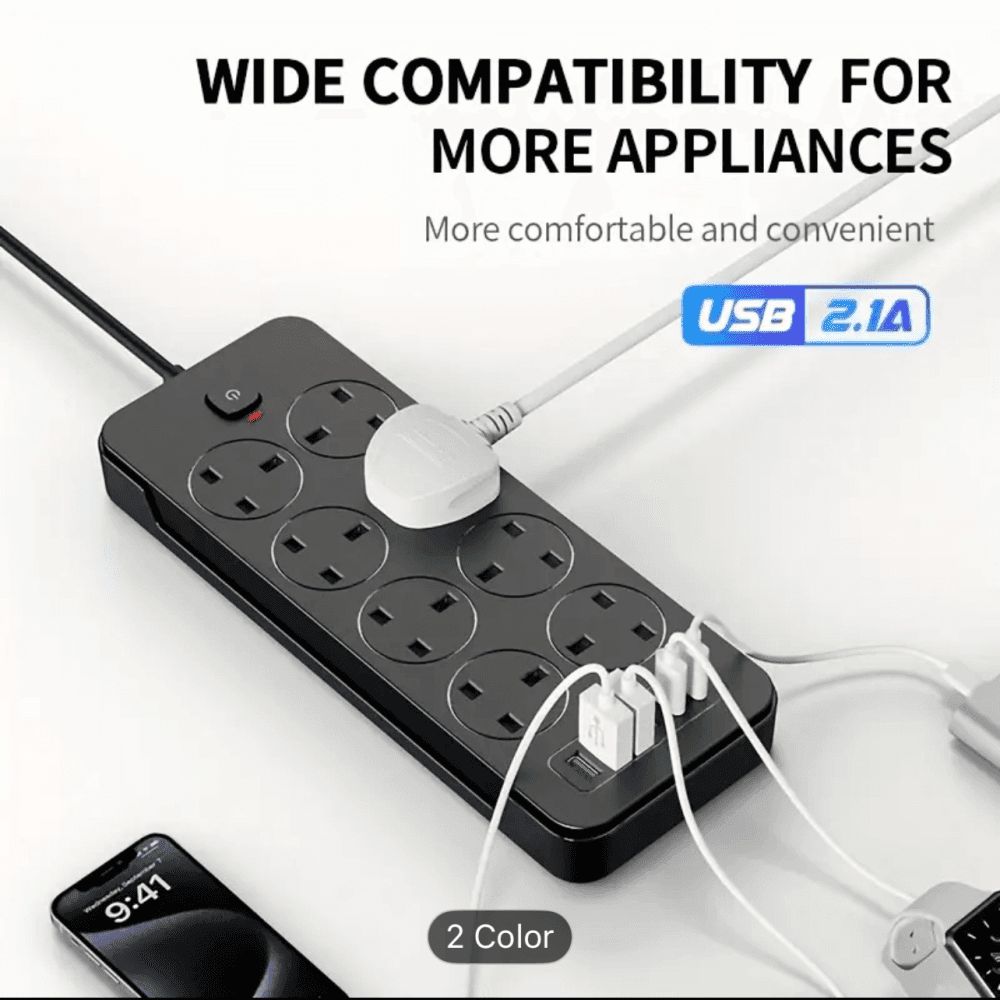 Thumbnail 3 for 14-In-1 Power Socket Surge Protector 