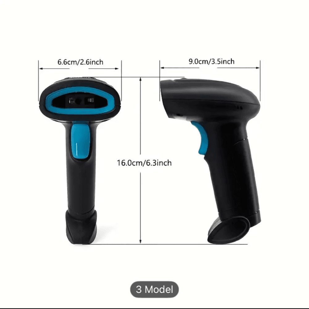 2D Barcode Scanner Handheld USB Wired Code Reader  4