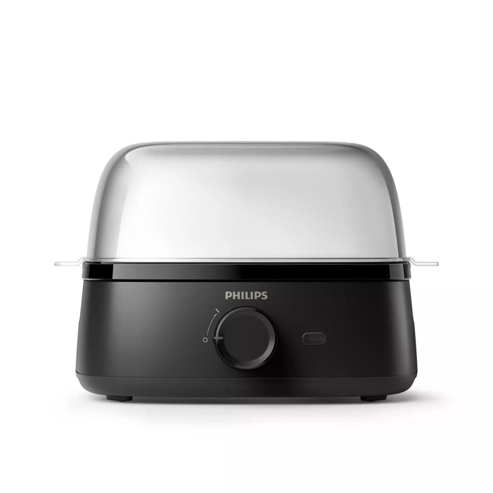 Thumbnail 1 for Philips 3000 Series Egg Cooker, 6 Egg Capacity, 400W, Deep Black, HD9137/91