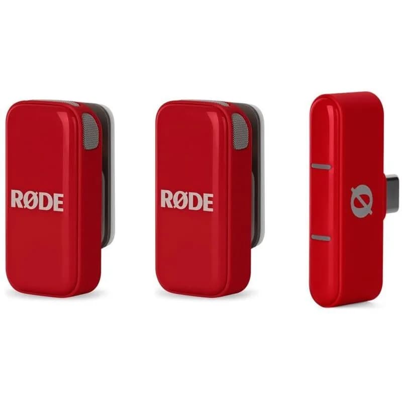 Rode Wireless Micro Ultra-Compact Wireless Microphone - Red view 3