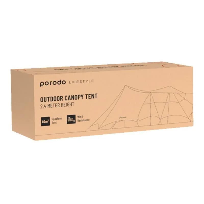 Porodo Lifestyle Outdoor Canopy Tent - White view 2