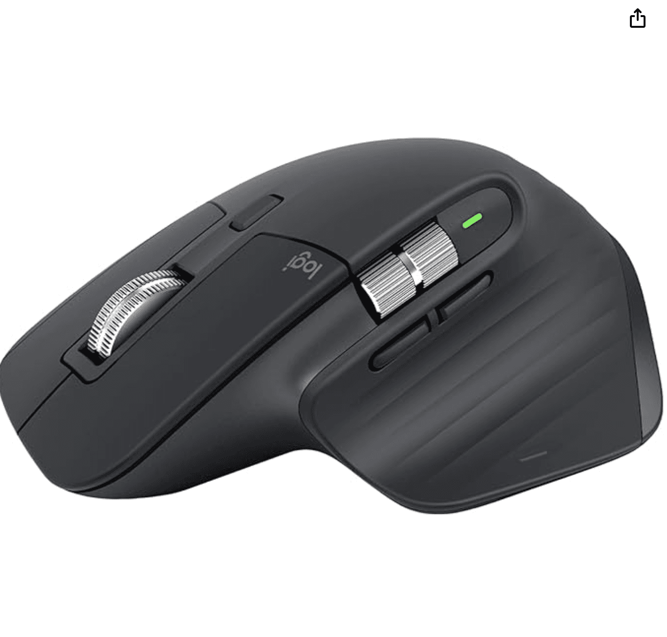 Logitech MX Master 3S - Wireless Performance Mouse with Ultra-fast Scrolling, Ergo, 8K DPI, Track on Glass, Quiet Clicks, USB-C, Bluetooth, Windows, Linux, Chrome - Graphite - view 1