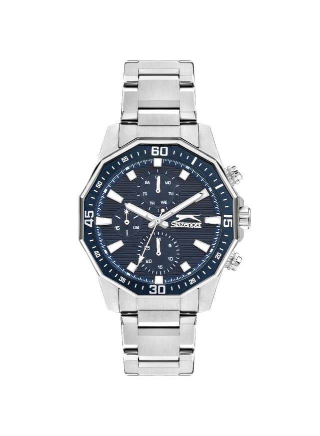 SLAZENGER Men Multi Function Blue Dial Watch