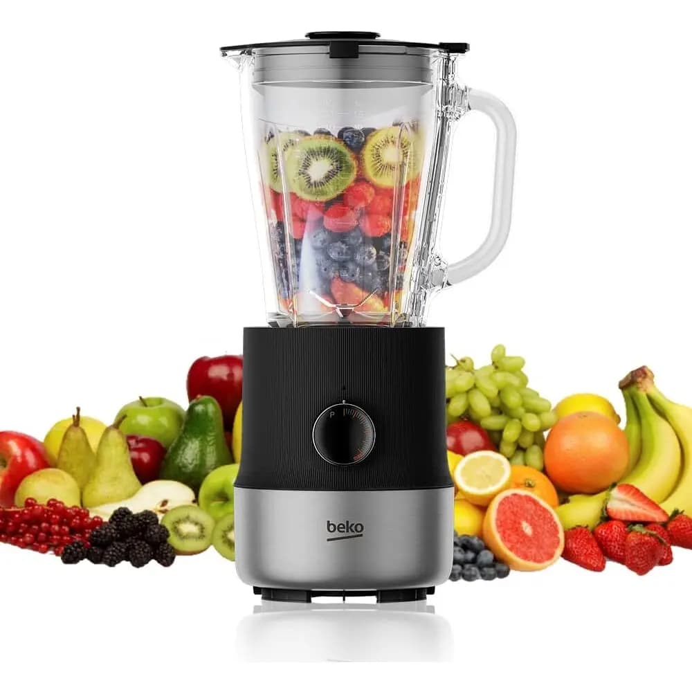 Beko Jug Blender Tbn 81808 Bx Table 800 W Motor Power 1.75 L Capacity Glass Variable Speed Setting Pulse Function Anti-Slip Base 4 Wings Stainless - view 1