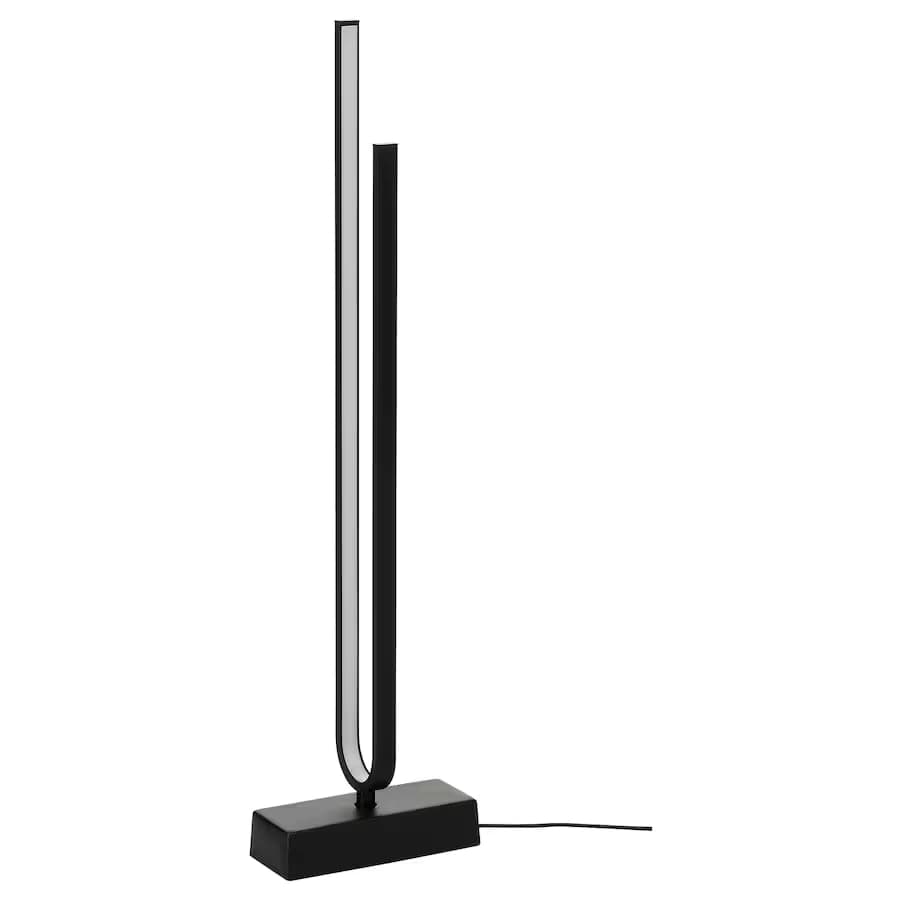 PILSKOTT LED floor lamp, smart black - view 1