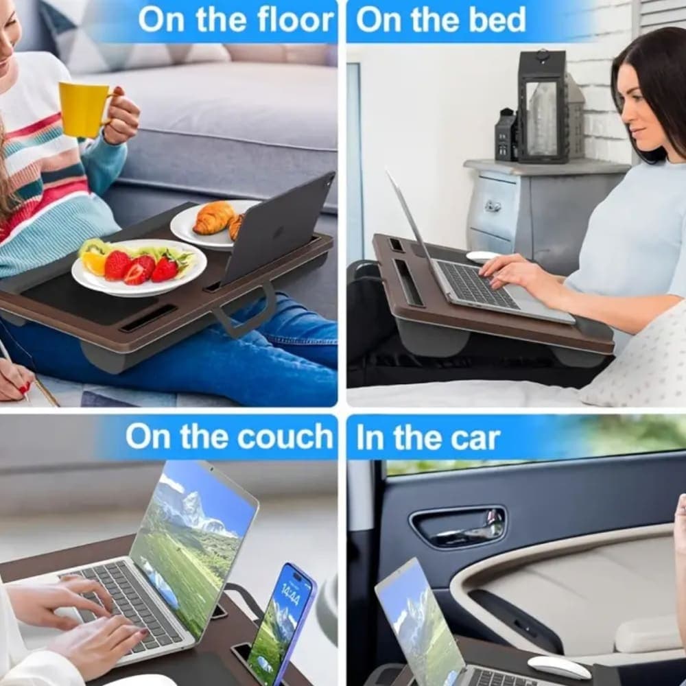 1pc Multifunctional Portable Laptop Desk view 2