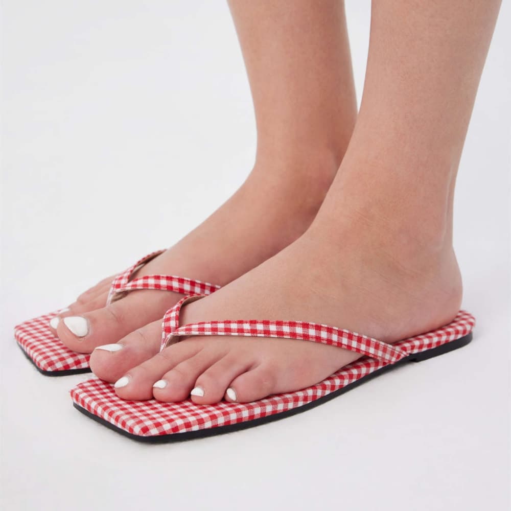 FLIP-FLOP SQUARE TOE SLIPPERS view 3