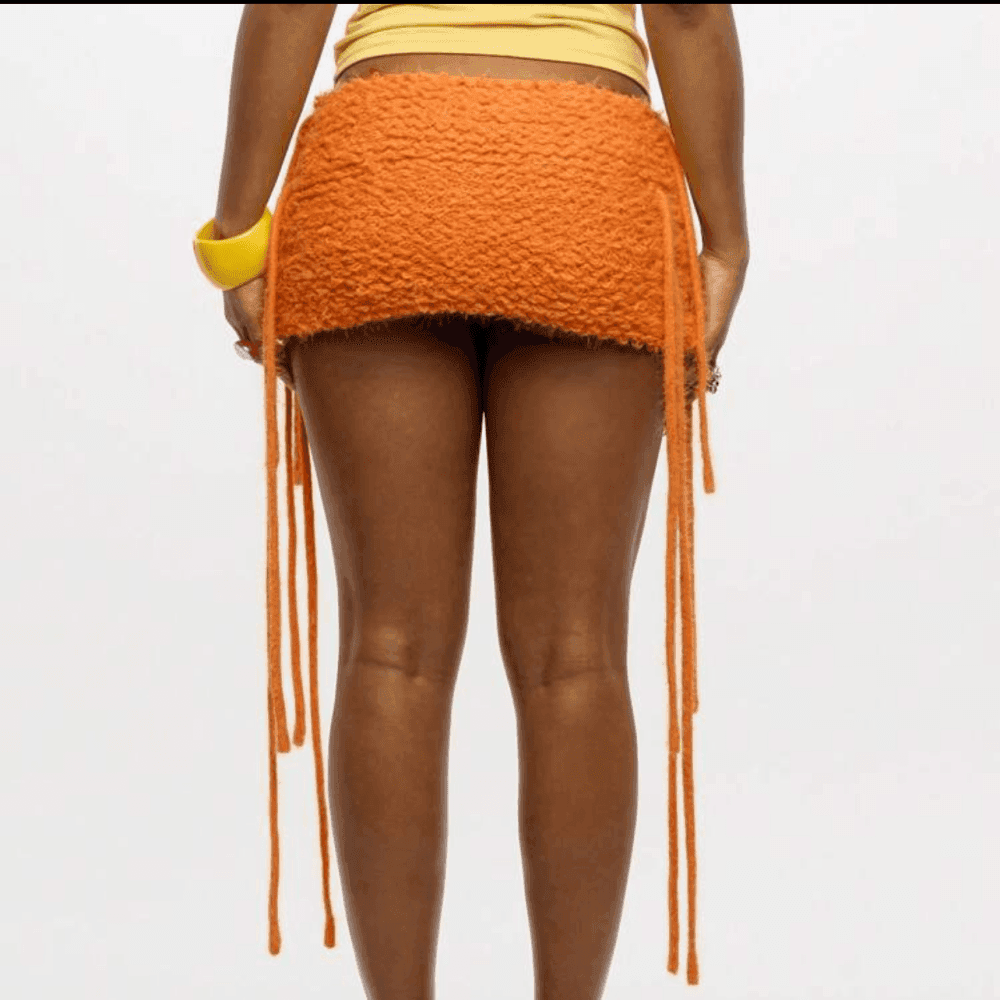 Crochet Mini Skirt view 2